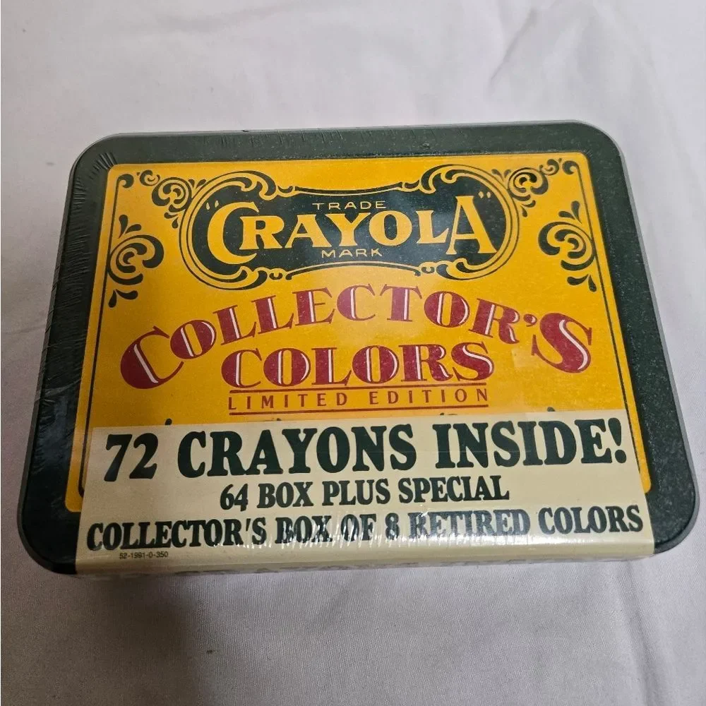 VINTAGE Crayola‎ Collectors Colors Gold Metal True Blue Heros Tins NEW